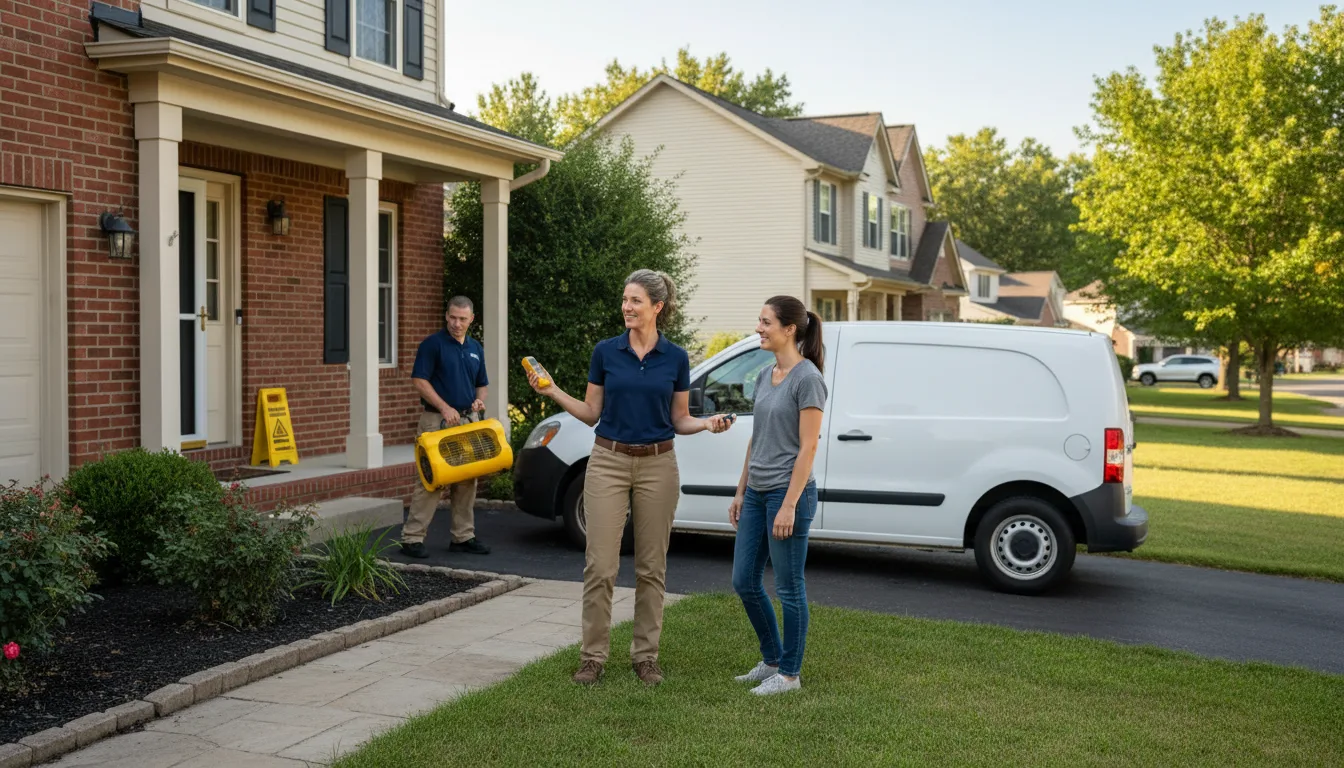 Residential water damage restoration in Arcadia, CA